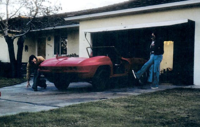 1963 corvette project driveway