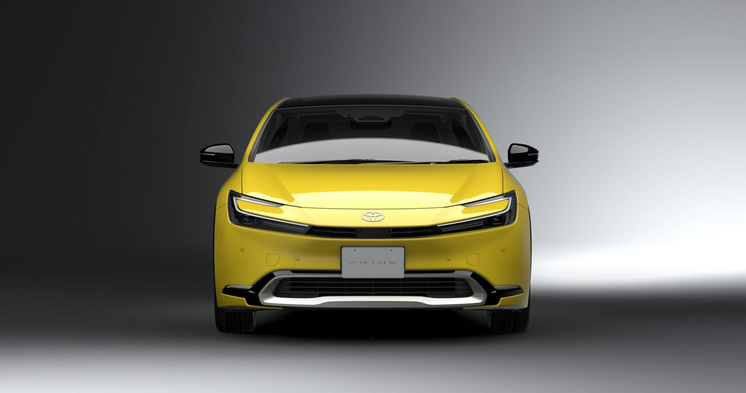 New Prius Prototype yellow front
