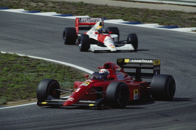 Alain Prost and Ayrton Senna 1990