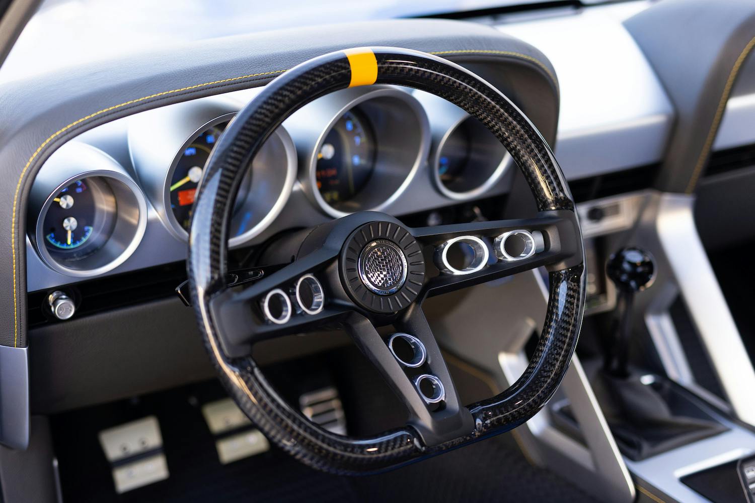Patriarc 1969 Mustang interior steering wheel