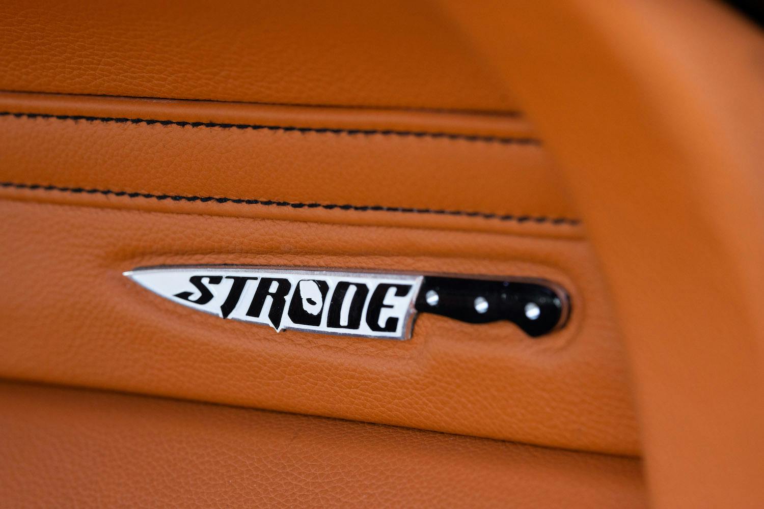 Strode 1969 Chevy Camaro emblem knife