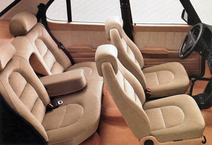 The cars with the best seats