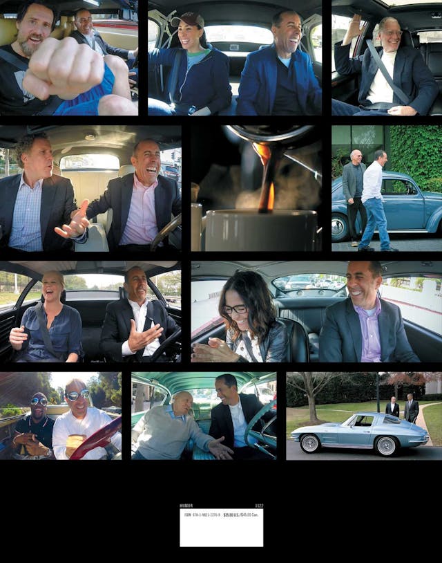 The Comedians in Cars Getting Coffee Book by Jerry Seinfeld BACK COVER