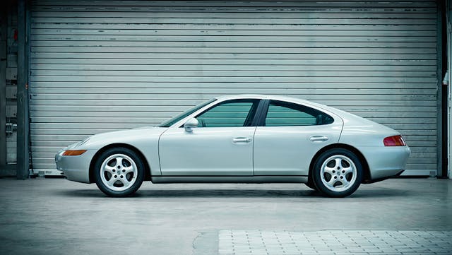 Porsche 989 side profile