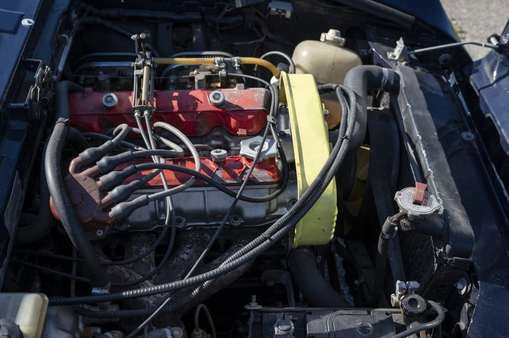 Fiat 124 Spider engine bay