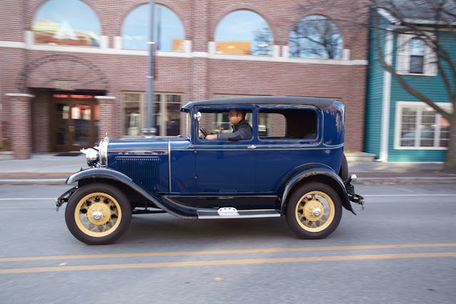 Ford Model A driving