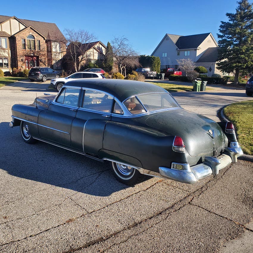 1951 Cadillac Series 62 exterior rear three quarter