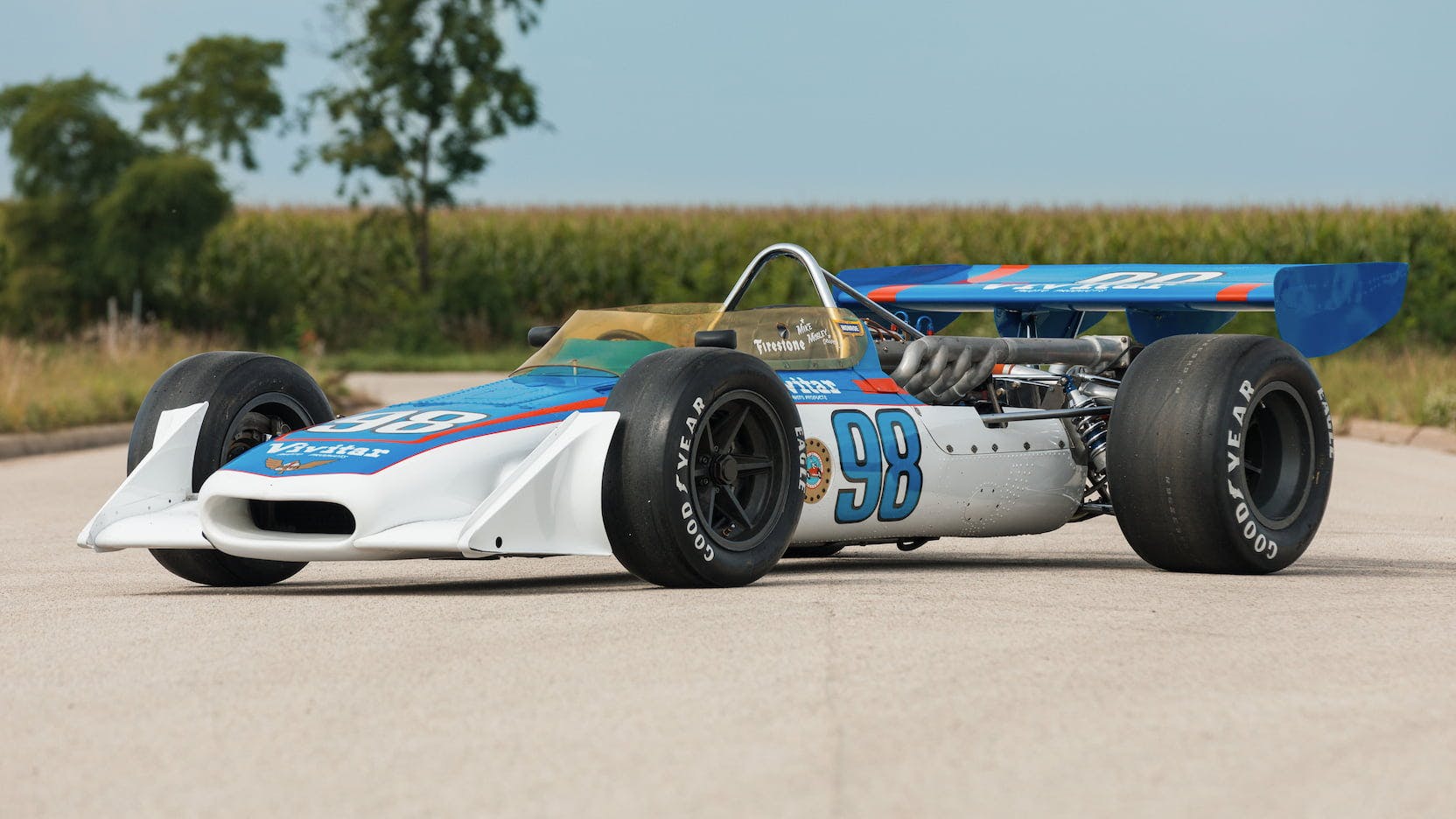 1968 Eagle Offenhauser Indy Car front three quarter
