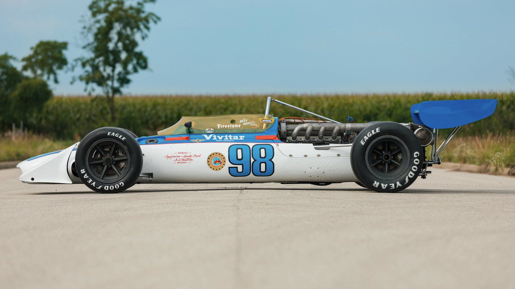 1968 Eagle Offenhauser Indy Car side