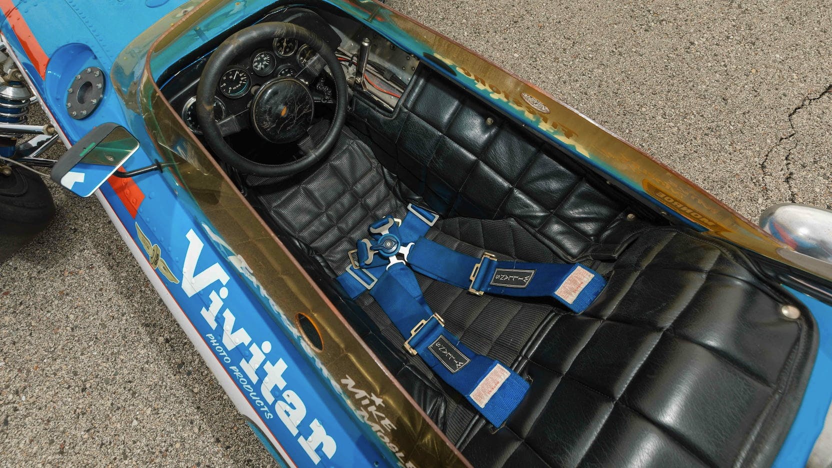 1968 Eagle Offenhauser Indy Car interior seat