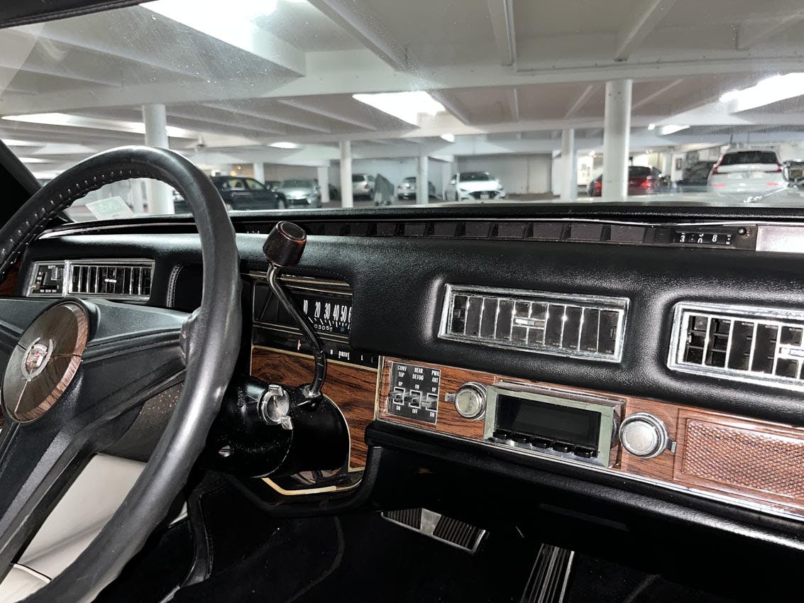 1976 Cadillac Eldorado interior
