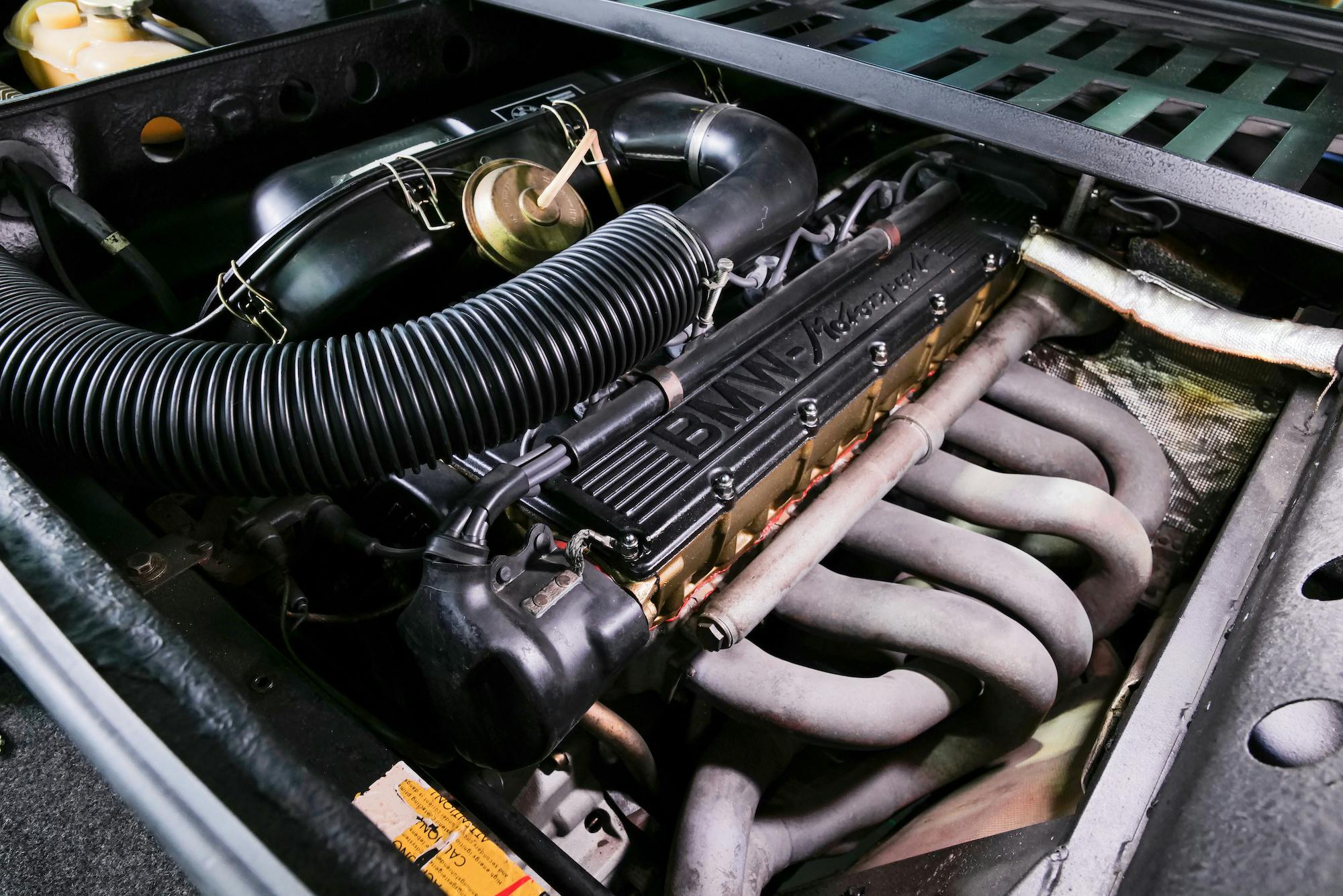 1980 BMW M1 engine closeup