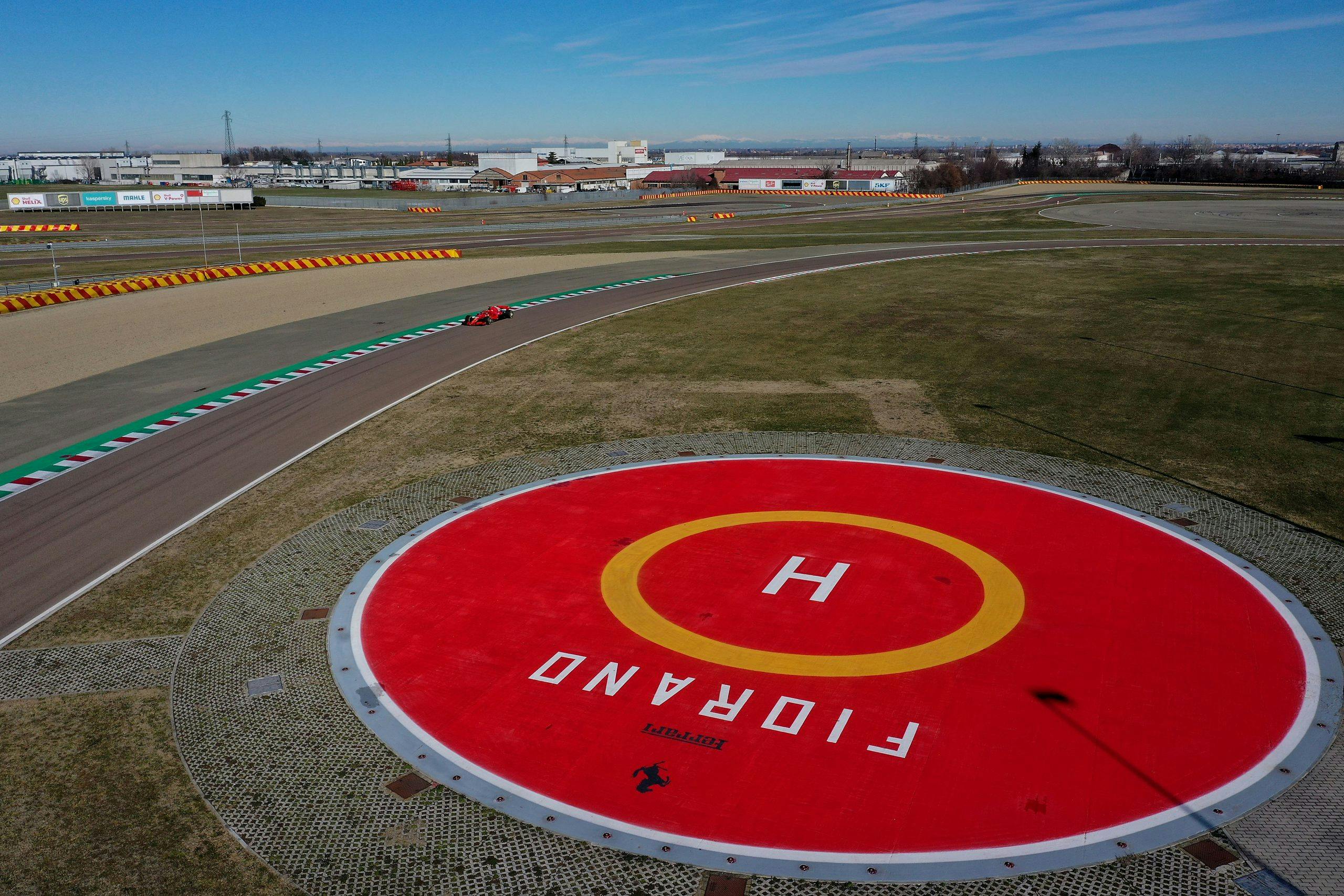Ferrari Fiorano track landing pad
