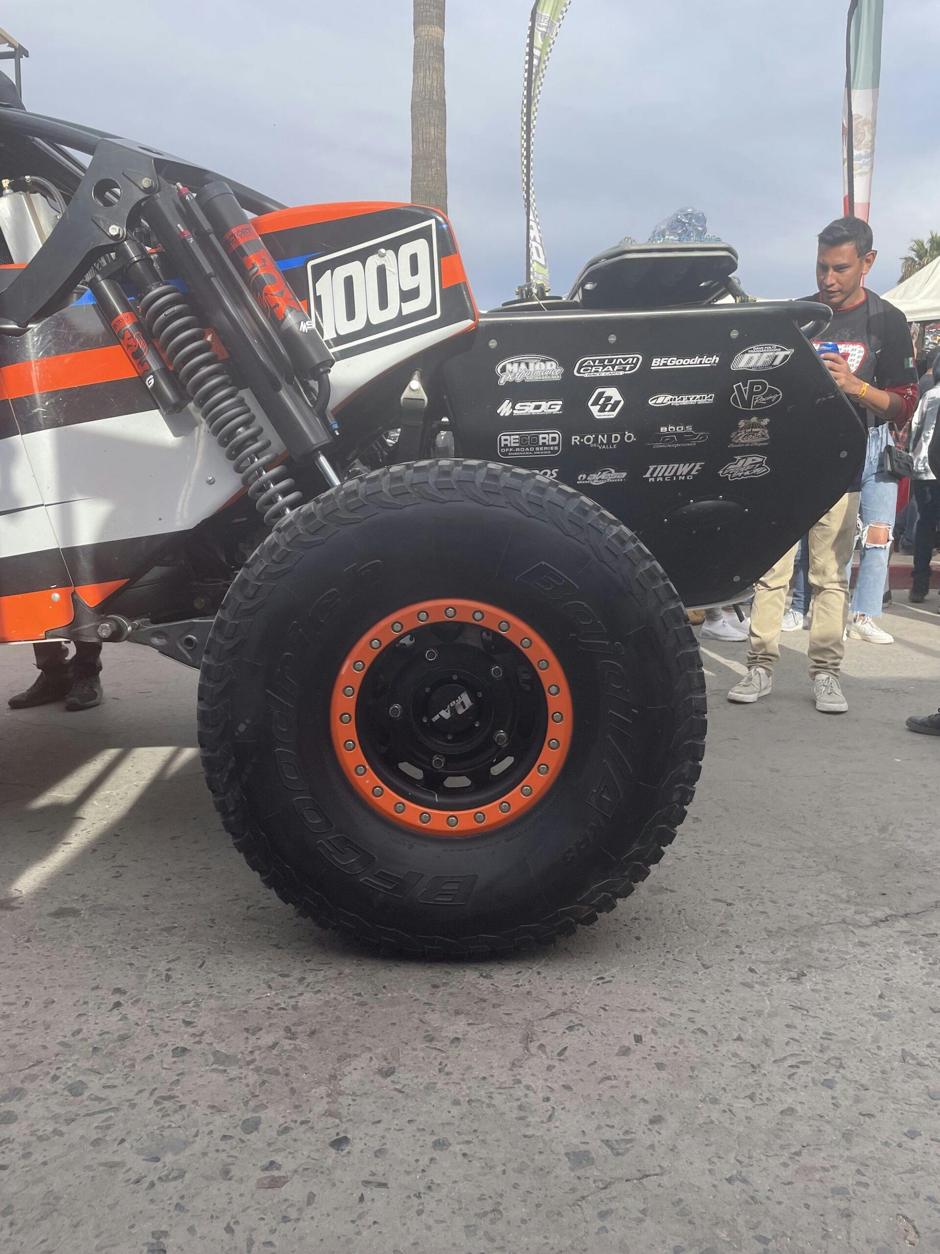 2022 Baja 1000 truck 1009 rear half suspension