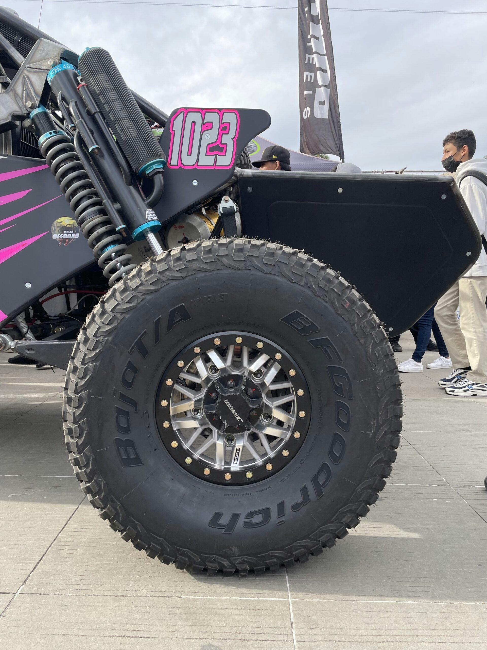 2022 Baja 1000 truck 1023 rear half suspension