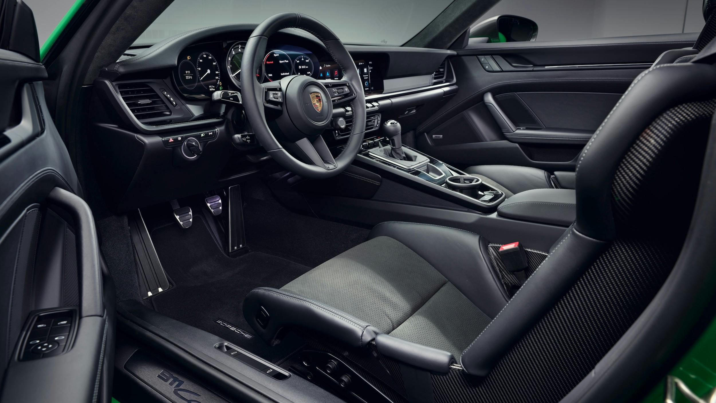 2023 Porsche 911 Carrera T interior