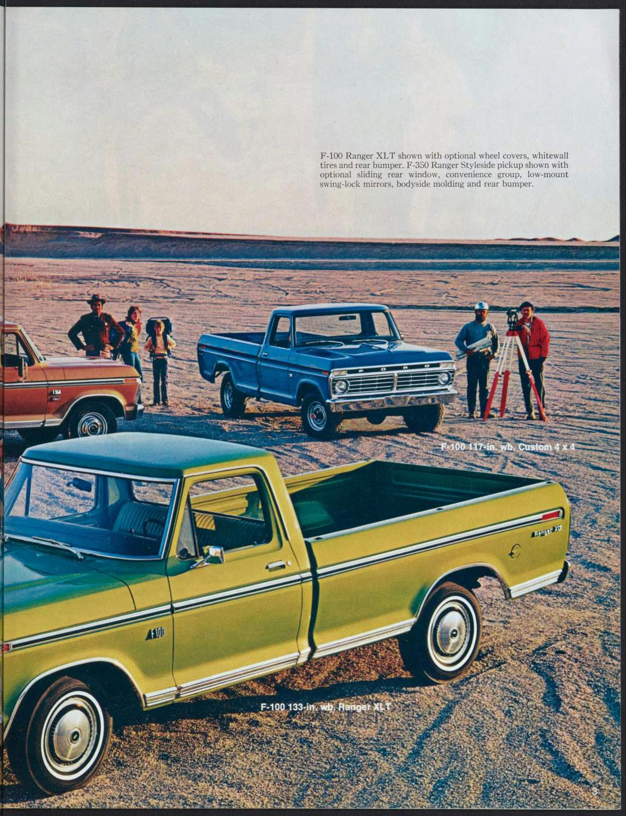 73 Ford Pickups Brochure page 3