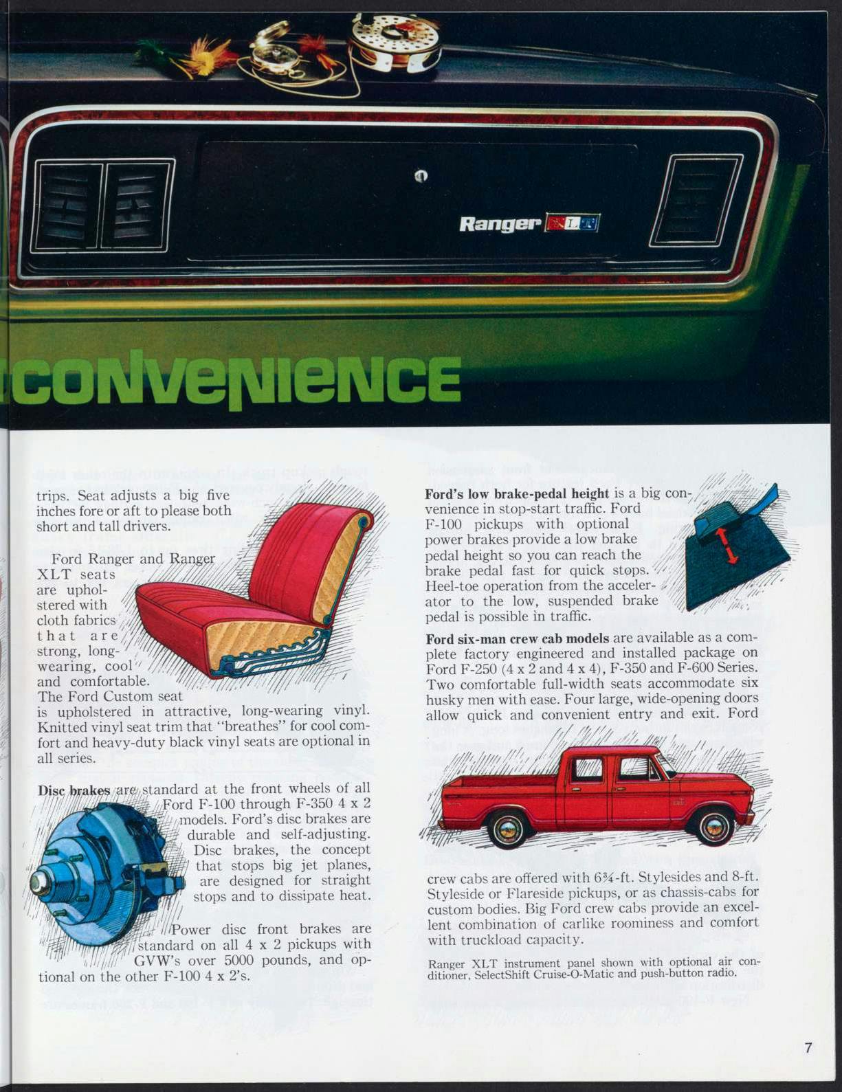 73 Ford Pickups Brochure page 7