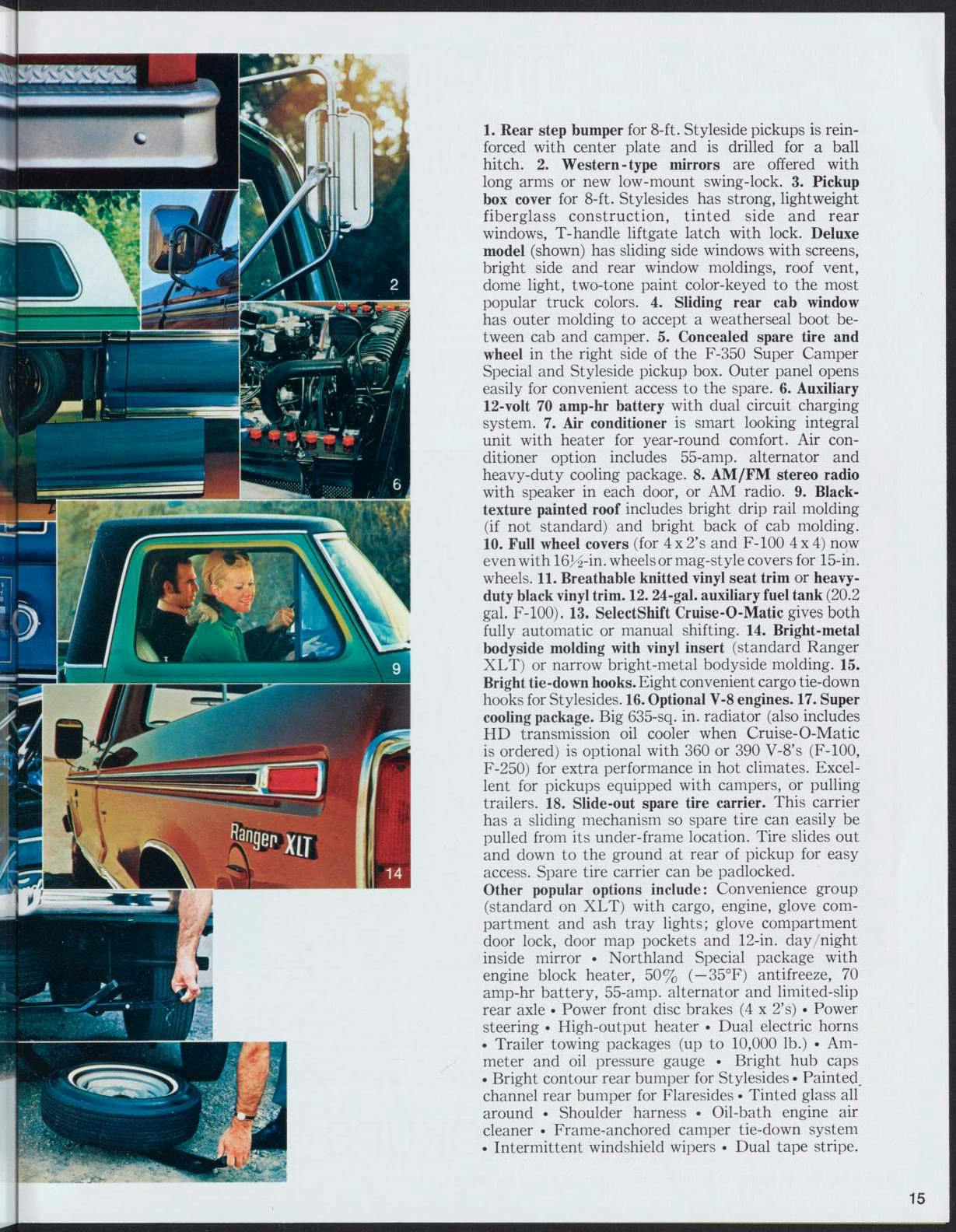 73 Ford Pickups Brochure page 15