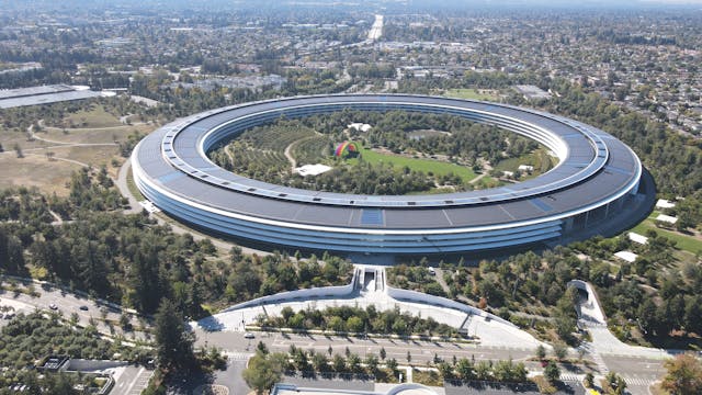 Apple Cupertino HQ aerial