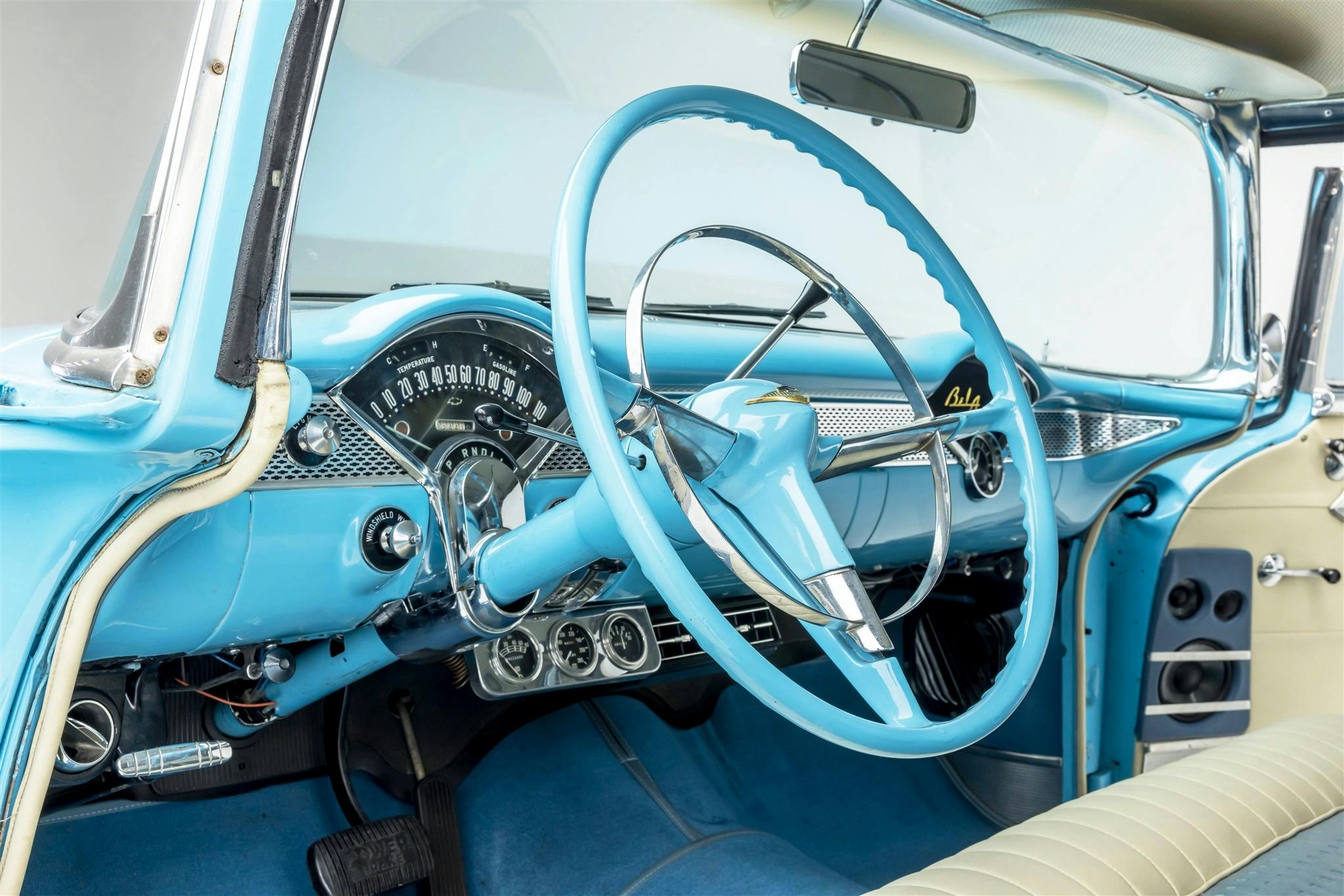 Bruce Willis 1955 Chevrolet Bel Air Nomad interior