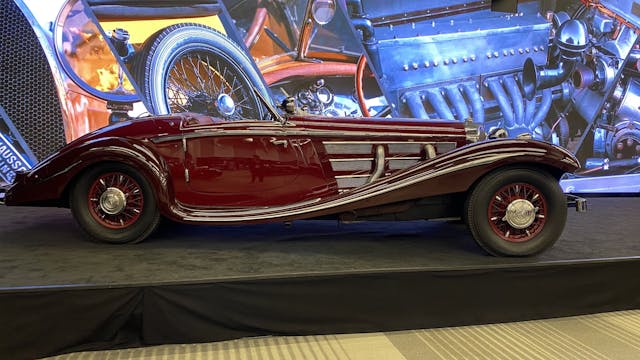top car auction sales 2022 RM Sotheby's Monterey 1937 Mercedes-Benz 540K Special Roadster by Sindelfingen