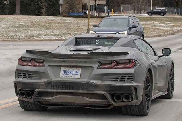 2024 Corvette hybrid E-Ray front rear