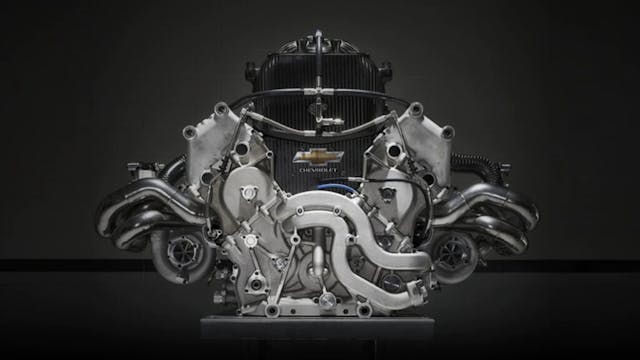 Chevrolet 2.2 liter indycar turbocharged racing engine