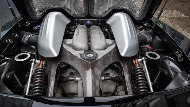 Carrera GT Porsche V-10 analog supercar engine