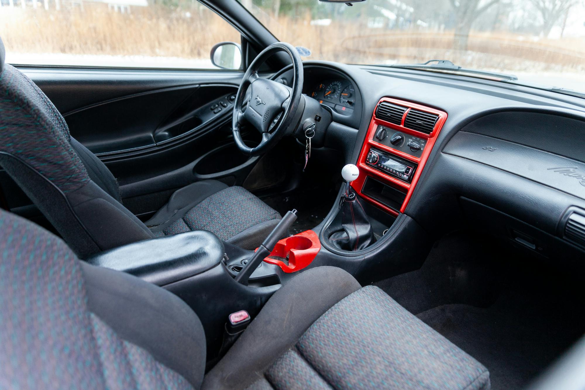Drift Mustang project car interior