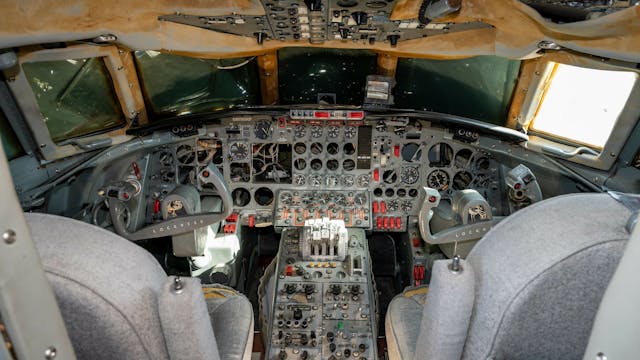 Elvis Plane cockpit