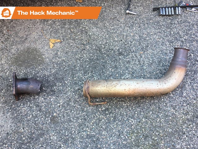 Hack Mechanic catalytic converter cut pipe