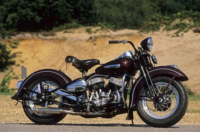 Harley-Davidson WL45 motorcycle side