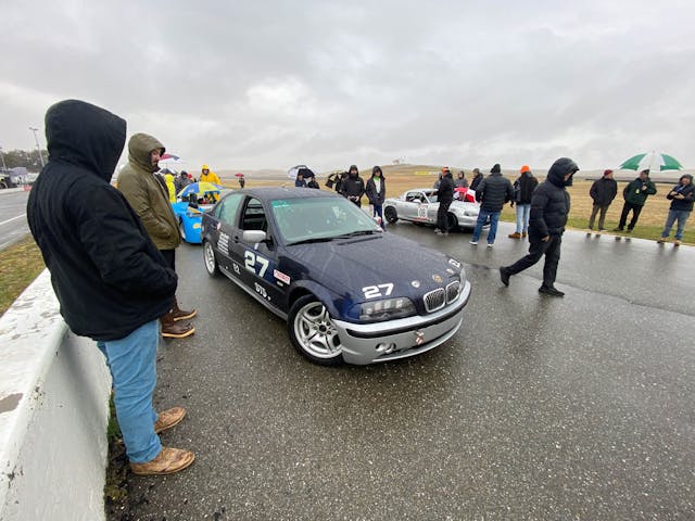 BMW on grid at 25 hours of Thunderhill