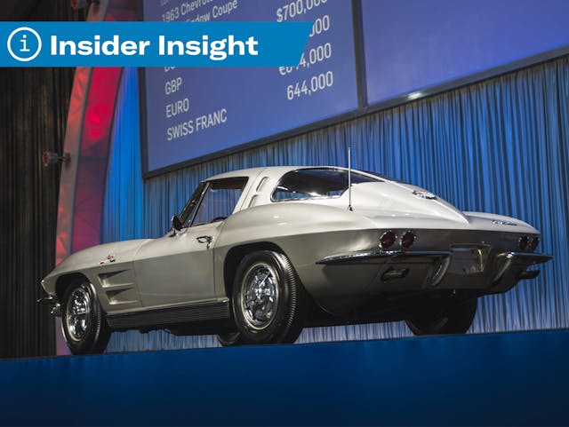 Insider Insight Corvette Gooding Auction