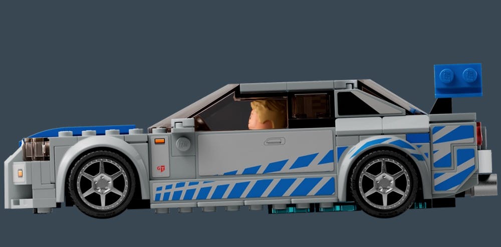 Lego Toys Nissan Skyline GTR side profile
