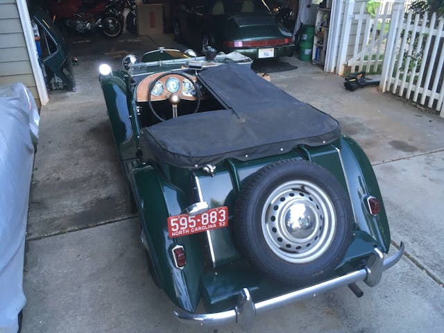 MG TD cover on