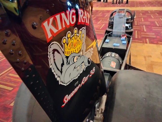 Big Daddy King Rat electric drag car tail detail