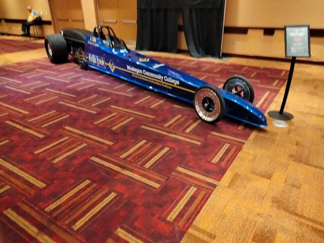 Muskegon community college electric drag car