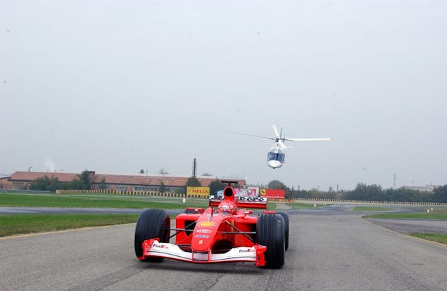 Ferrari Fiorano track action