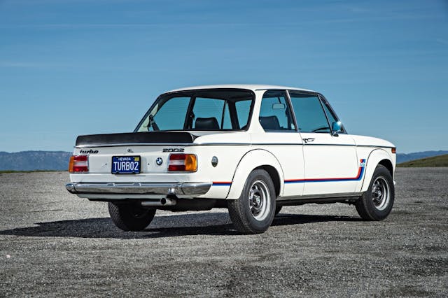 BMW 2002 rear three quarter