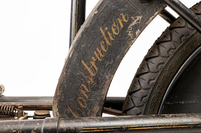 1894 Hildebrand Wolfmuller Vintage Motorcycle detail