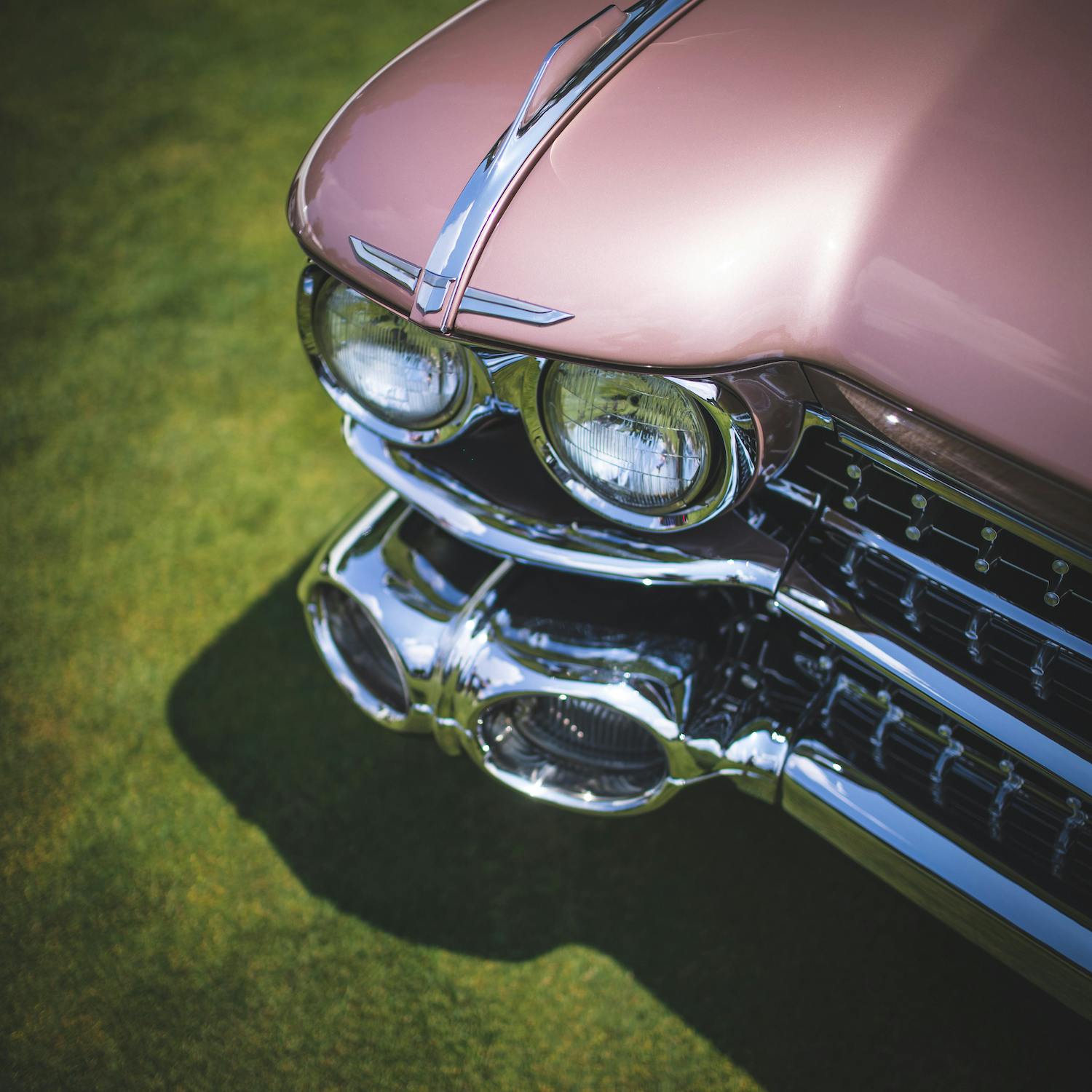 1959 Cadillac Eldorado Biarritz front corner chrome detail