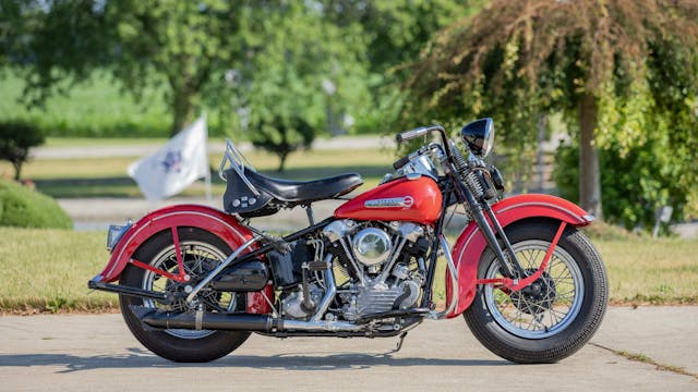 1947 Harley-Davidson FL Knucklehead 2023 Mecum Vegas Auction