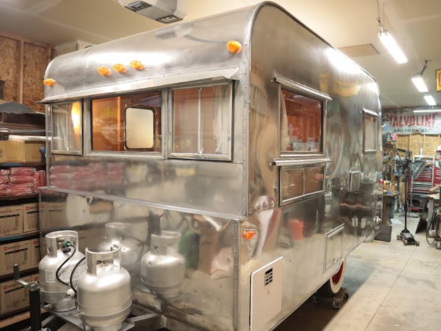 1956 Little Gem camper trailer windows