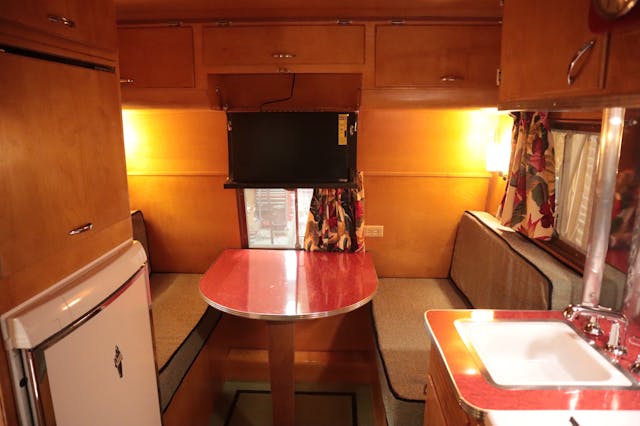 1956 Little Gem camper trailer interior