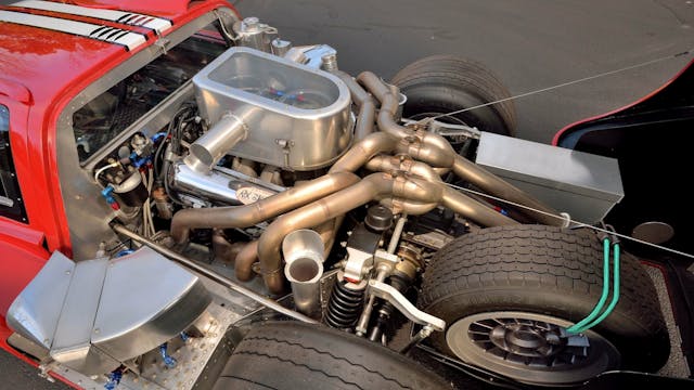 1967 Ford GT40 MK IV engine bay