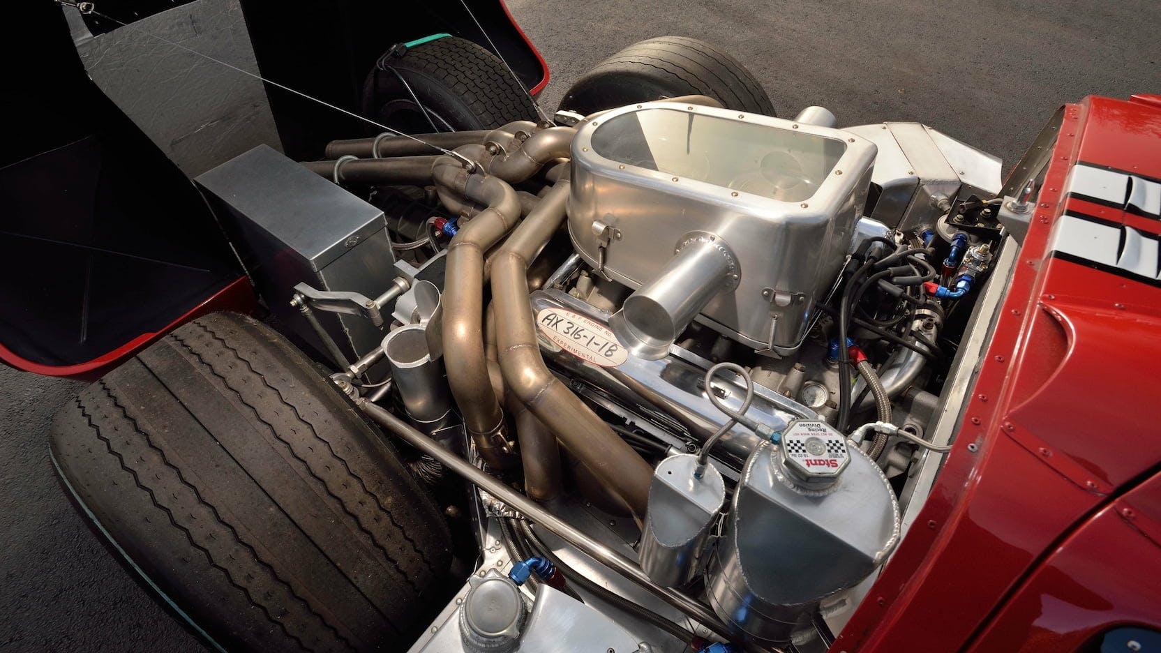 1967 Ford GT40 MK IV engine bay