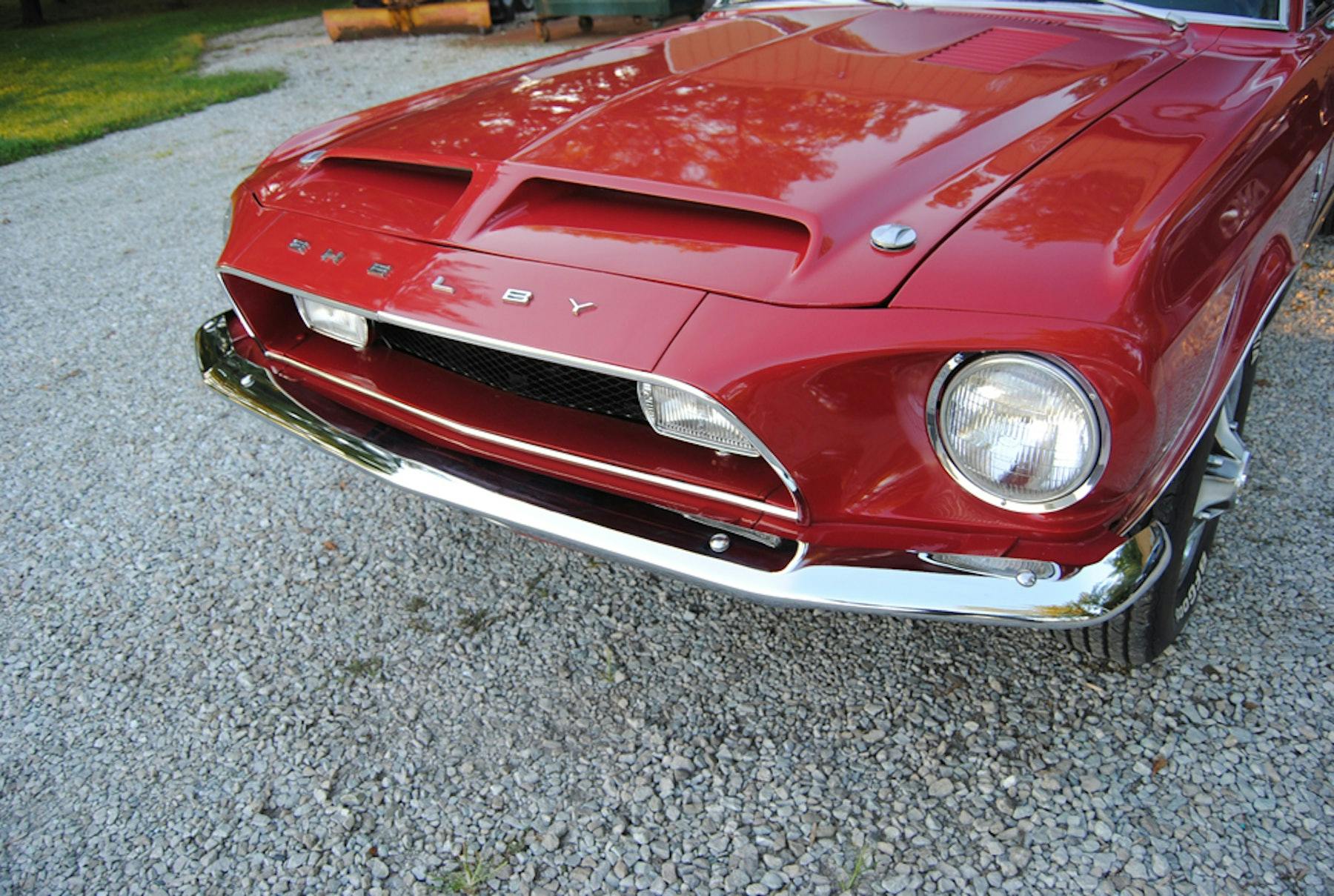 1968 Shelby GT500 KR front end