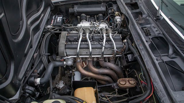 1975 Chevrolet Cosworth Vega engine bay